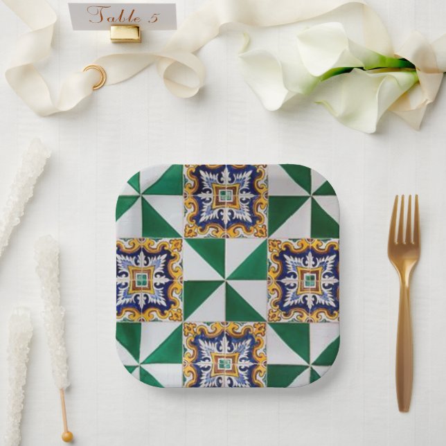 Assiettes En Carton Plaque papier 36 (Mariage)