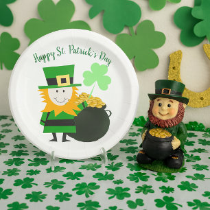 Assiettes En Carton Plaque papier classique St. Patrick's Day Party