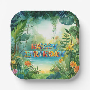 Assiettes En Carton Plaque Papier Cute Dinosaur