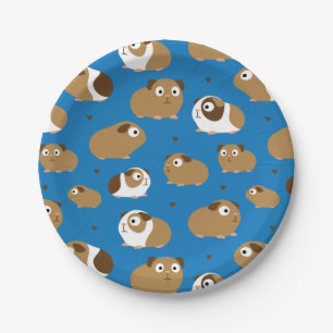 Assiettes En Carton Plaque Papier Cute Guinea Pigs