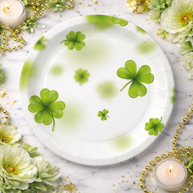 Assiettes En Carton Plaque papier de la Saint Patrick (Créateur téléchargé)