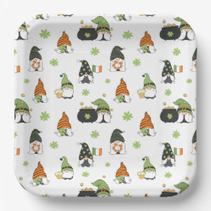 Assiettes En Carton Plaque papier de la Saint Patrick