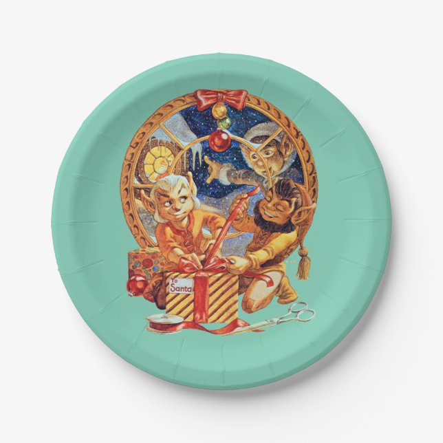 Assiettes En Carton Plaque papier Dernière (Devant)