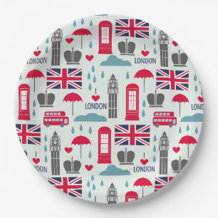 Assiettes En Carton Plaque papier Londres, Angleterre