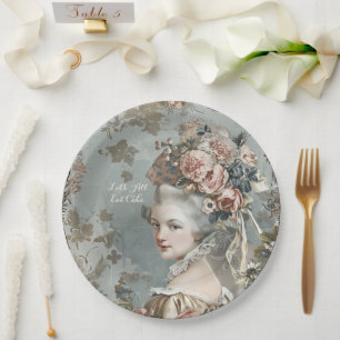 Assiettes En Carton Plaque Papier Marie Antoinette