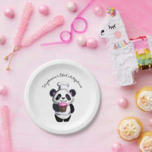 Assiettes En Carton Plaque Papier Panda Cute