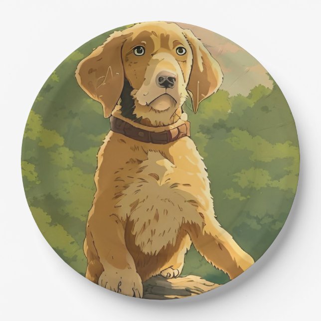 Assiettes En Carton Plaque papier rond Photoleap (Devant)