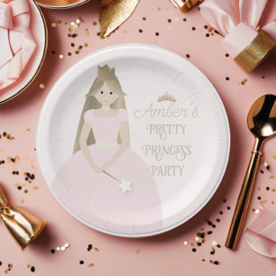 Assiettes En Carton Plaque Princess Party