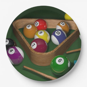 Assiettes En Carton Plaques à papier de billards