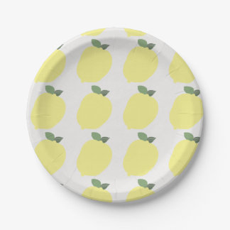 Assiettes En Carton Plaques à papier de citron