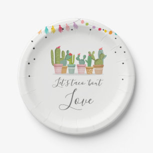 Assiettes En Carton Plaques à papier de Fête de la mariée de fiesta