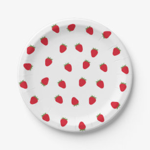 Assiettes En Carton Plaques à papier de fraise