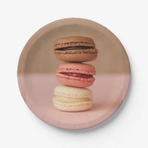 Assiettes En Carton Plaques à papier de macarons/Macarons