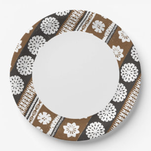 Assiettes En Carton Plaques à papier de Masi Luau des Fidji