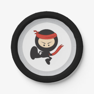 Assiettes En Carton Plaques à papier de Ninja