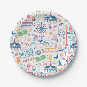 Assiettes En Carton Plaques à papier de port de Newport