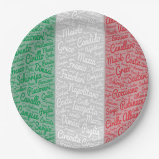 Assiettes En Carton Plaques à papier italiennes de la Réunion de