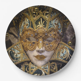Assiettes En Carton Plaques à papier jetables de mascarade de carnava