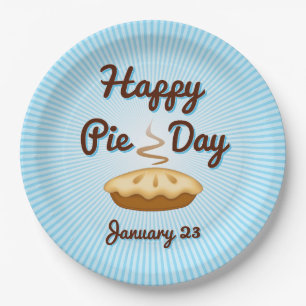 Assiettes En Carton Plaques à tarte pour la Journée à tarte, 23 janvie
