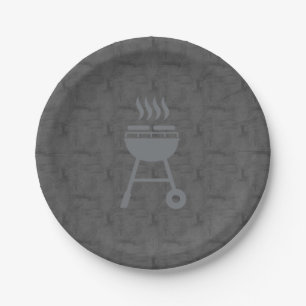 Assiettes En Carton Plaques BBQ papier / 7 po ronde
