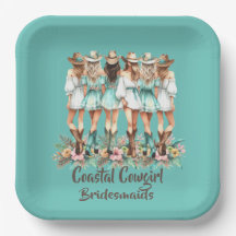 Plaques Carrés turquoises pour filles de la côte