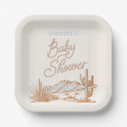 Plaques de Baby shower Cowboy