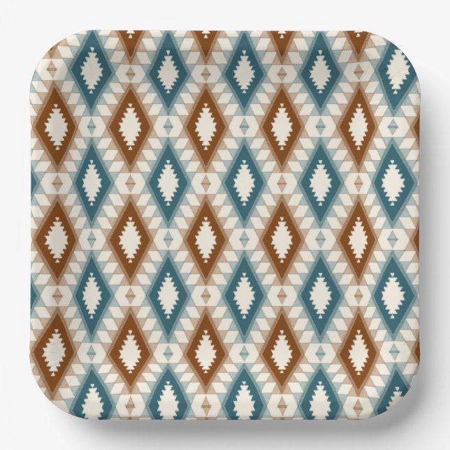 Assiettes En Carton Plaques de Baby shower du sud-ouest (Recto)