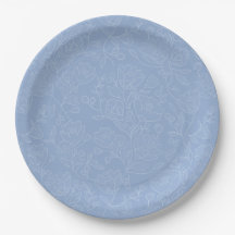 Plaques de dîner en papier Fête des mariées Floral