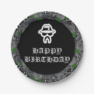 Assiettes En Carton Plaques de fête à thème Cholo