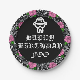 Assiettes En Carton Plaques de fête à thème Cholo