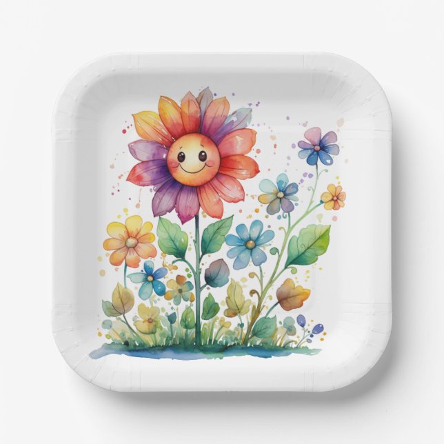 Assiettes En Carton Plaques de fête pour enfants (Recto)