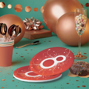Assiettes En Carton Plaques de huit papiers décoratifs