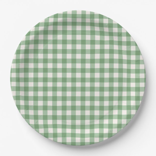 Assiettes En Carton Plaques de la fête de camping (Devant)
