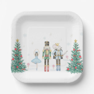 Assiettes En Carton Plaques de la fête des noisettes - Pastel