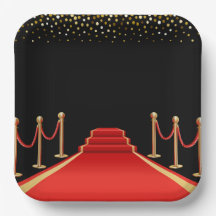 Plaques de la fête du tapis rouge Hollywood