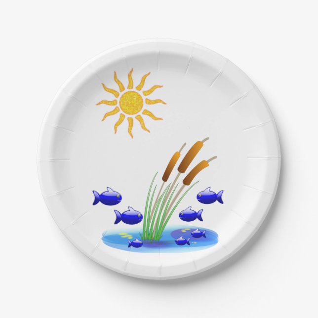 Assiettes En Carton Plaques de papier (Devant)