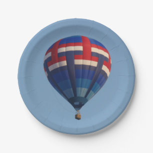 Assiettes En Carton Plaques de papier à bulle à air chaud bleu