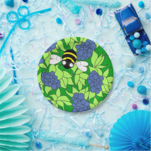 Assiettes En Carton Plaques de papier Blueberry Delight