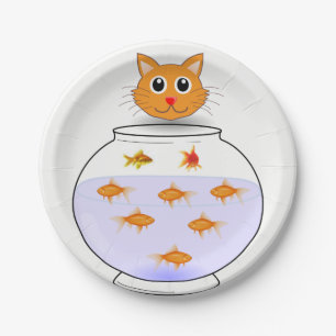 Assiettes En Carton Plaques de papier Cats