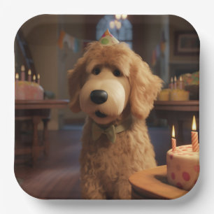 Assiettes En Carton Plaques de papier d'anniversaire de style Pixar