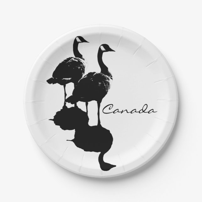 Assiettes En Carton Plaques de papier de fête du Canada Canada (Devant)