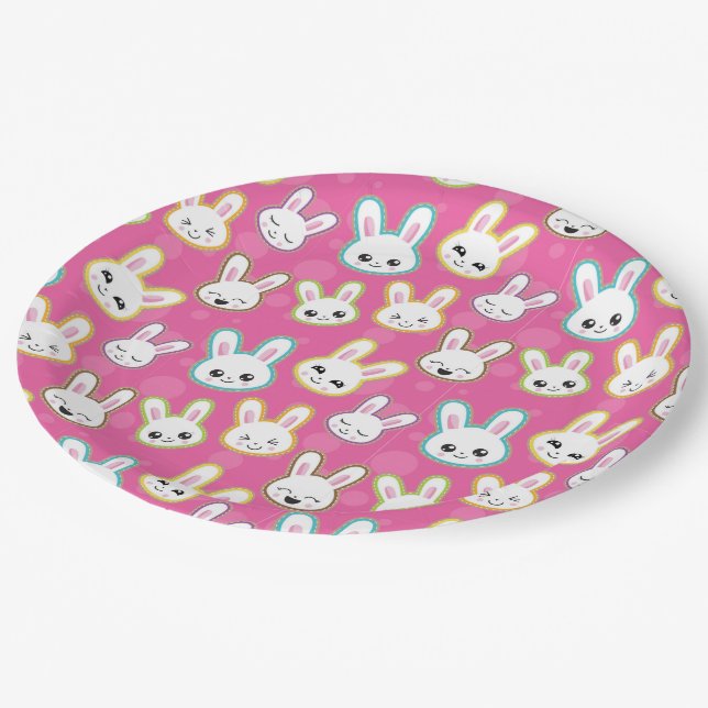 Assiettes En Carton Plaques de papier de Pâques 9" (Angle)