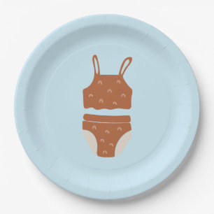 Assiettes En Carton Plaques de papier de partie de pool