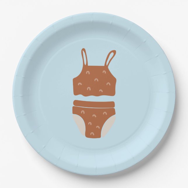 Assiettes En Carton Plaques de papier de partie de pool (Devant)