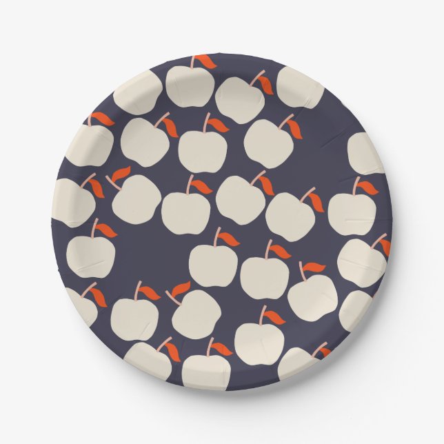 Assiettes En Carton Plaques de papier de petite pomme (Devant)
