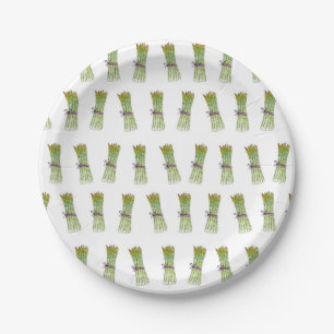 Assiettes En Carton Plaques de papier design Asperges