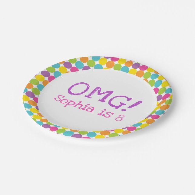 Assiettes En Carton Plaques de papier Emoji (Angle)