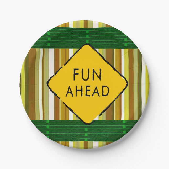 Assiettes En Carton Plaques de papier Fun (Devant)