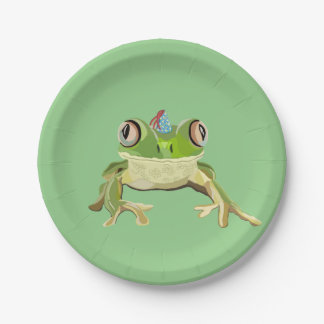 Assiettes En Carton Plaques de papier grenouille