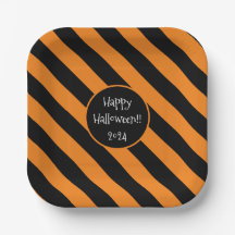 Plaques de papier Halloween Lines